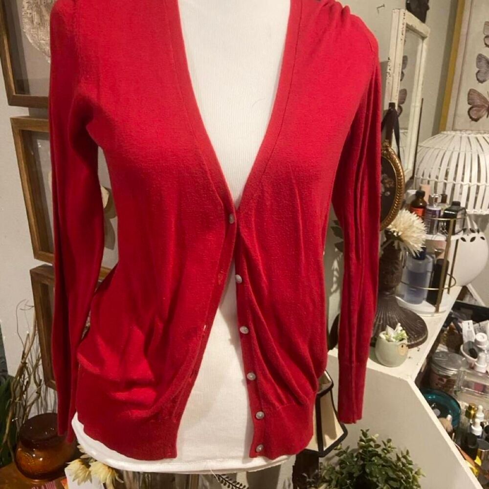 Old-navy Women's Red Cardigan